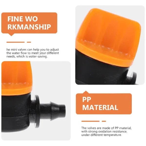 20Pcs Hose Valve Garden Tap Connectors for Drip Irrigation System, 4/7mm Water Flow Control Fittings - Image 6