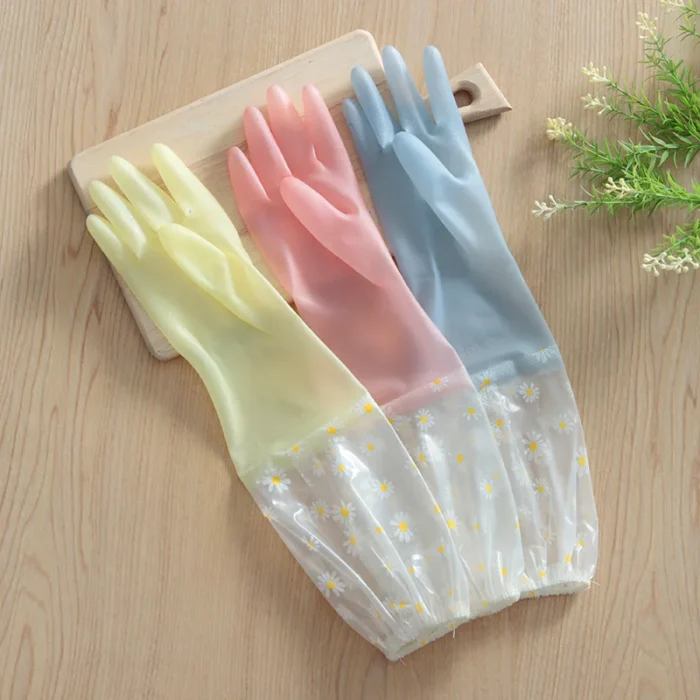 kf-S3d8143b3bfa445bb89b3e7404a91df84l 1 Pair Of Thermal Dishwashing Gloves, Thick And Durable, Waterproof Non-slip - Image 5