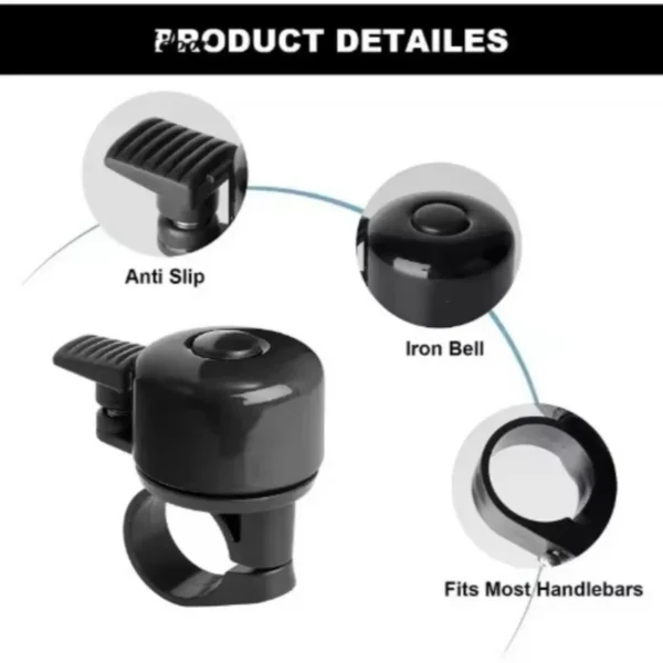 Bicycle Bell Alloy For Safety Cycling Handlebar Ring Bicycle Call Bike Accessories Alloy Mountain Road Bike Horn Sound Alarm - Image 6