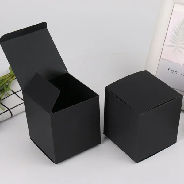 Get 10/20/50pcs Kraft Paper Packaging Gift Boxes Wedding Party Cardboard Box For Handmade Soap Bottle Package Cosmetic Stoarge Box - Image 1