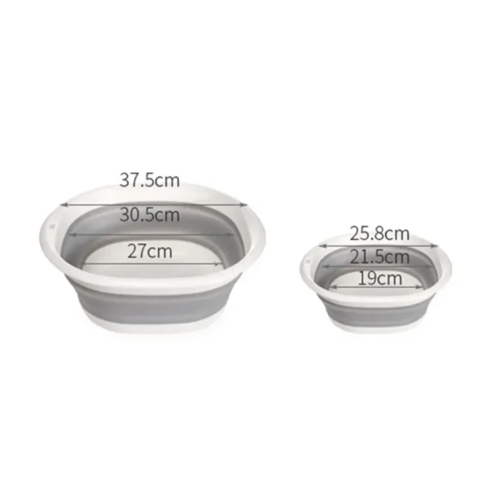 Plastic Folding Wash Basin, Portable Laundry Tub for Home, Bathroom, Kitchen, Adult & Baby Bath Basin, Travel Wash Basket - Image 6