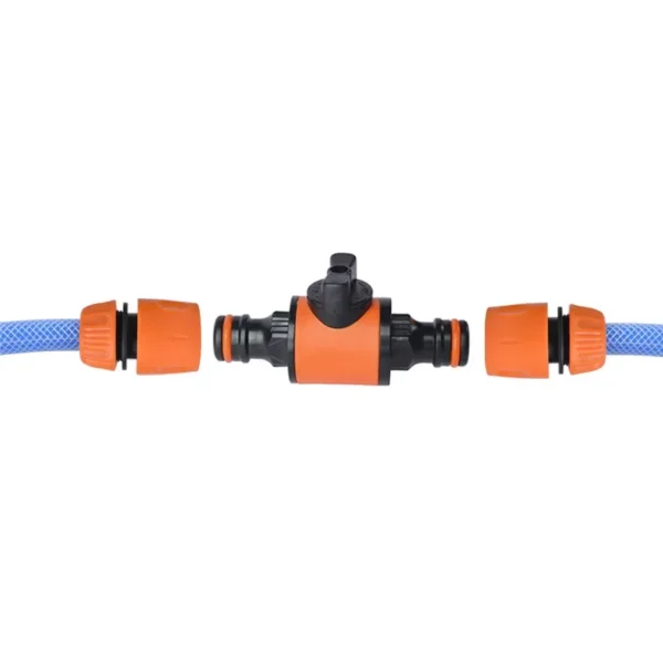 2PCS Garden Hose Shut Off Valve, Pipe Connector Coupler for Watering Irrigation System, Water Stop Repair Fitting - Image 4