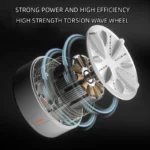 3 Gear Timing Mini Washing Machine Portable Rotating Turbine Washing Machine Underwear Socks Baby's Clothes Washing Machine - Image 6