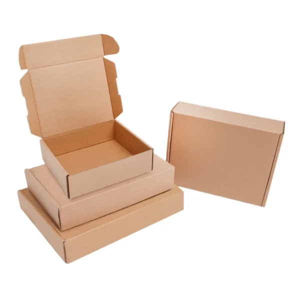 Get 10PCS Corrugated Box Brown Cardboard Shipping Box for Mailer, Moving and Craft - Image 6