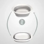 Plastic Folding Wash Basin, Portable Laundry Tub for Home, Bathroom, Kitchen, Adult & Baby Bath Basin, Travel Wash Basket - Image 4