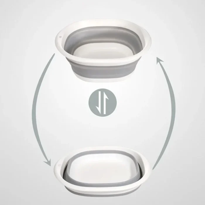 Plastic Folding Wash Basin, Portable Laundry Tub for Home, Bathroom, Kitchen, Adult & Baby Bath Basin, Travel Wash Basket - Image 4