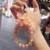 Pink flower beads