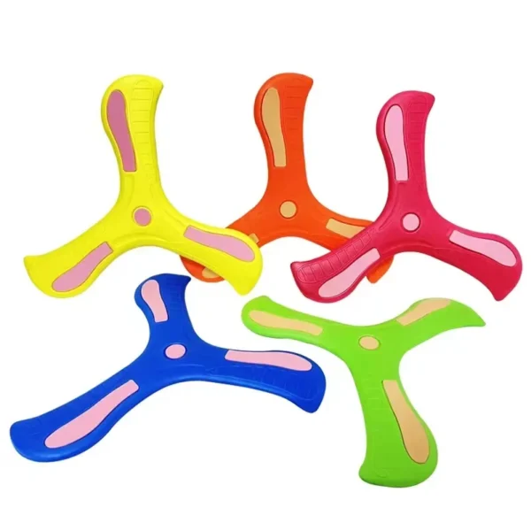 Children Boomerang Soft Three-leaf Cross Adult-kids Interactive Outdoor Toy Early Education Puzzle Decompression Gift - Image 2