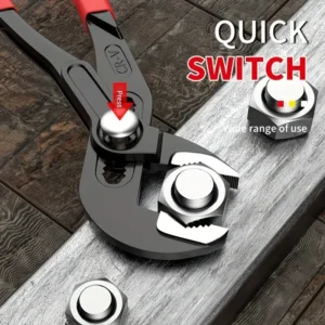 Multifunctional Adjustable Pump Pliers, Large Opening Pipe Pliers, Movable Power Pliers for Plumbing and Repair