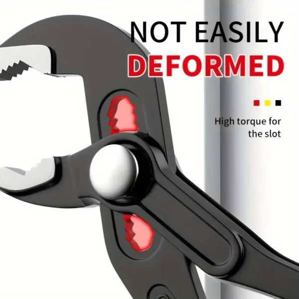 Multifunctional Adjustable Pump Pliers, Large Opening Pipe Pliers, Movable Power Pliers for Plumbing and Repair - Image 6