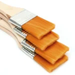 4Pcs/Set Hair Painting Brush Acrylic Paints Nylon Oil Paint Brush Watercolor Paint Drawing Art Supplies Wood Handles - Image 3