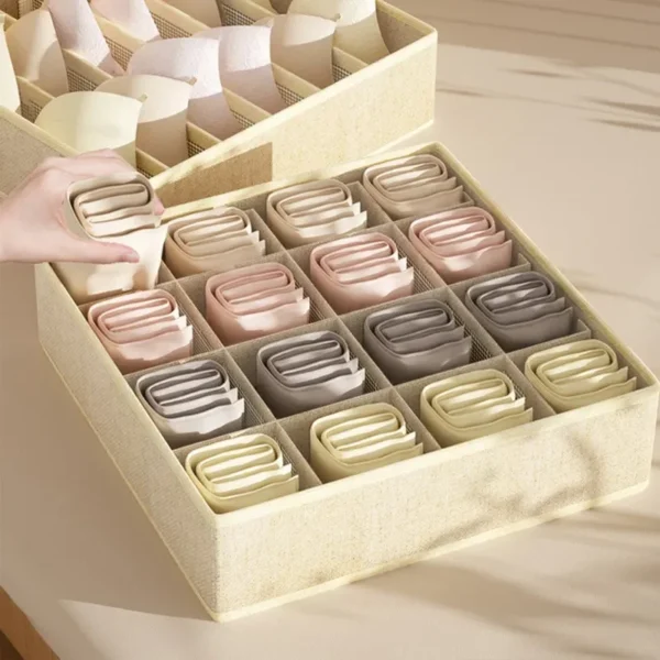 Sports Bra Underwear Organizer Storage Box Panties Socks Storage Boxes Wardrobe Clothes Organizer Cabinet Drawers Separator Box - Image 5