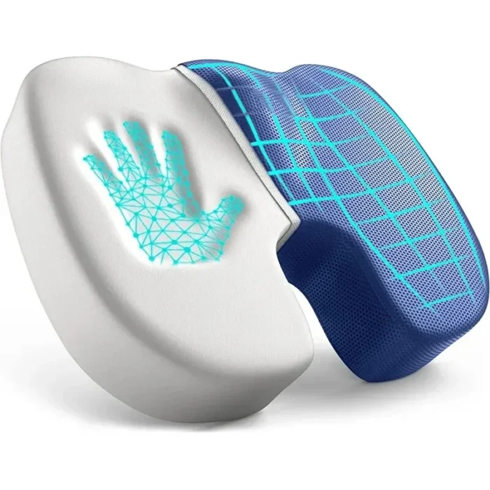 kf-S4bb590c7b7de4edc9e295731c1be5411G Ergonomic Memory Cotton Office Cushion Hemorrhoid Cushion Chair Cushion Sedentary Artifact Student Ass CushionErgonomic Memory C - Image 3