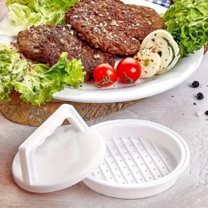 1PC Stuffed Hamburger Press, Plastic Burger Maker Mould for Grill & BBQ, Meat Patty Press Kitchen Tool