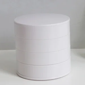 Rotating Multi-layer Desktop Storage Box Hair Accessories Jewelry Makeup BoxNWith Lid Dustproof Jewelry Box Jewelry Storage Box