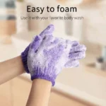2pcs/6pcs/12pcs Reversible Exfoliating Shower Gloves, Body Scrub Gloves, ,Cleansing Tools Bath Towel Bath Products Back Scrub - Image 4