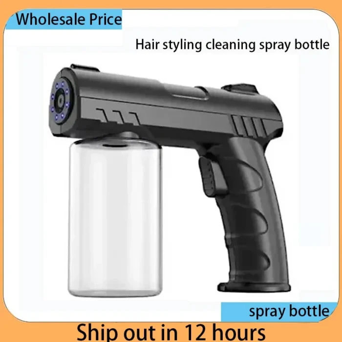 280ml USB Nano Blue Light Steam Spray Disinfection Gun Garden House NEW StyleWireless Electric Sanitizer Barber Sprayer Bottle - Image 5