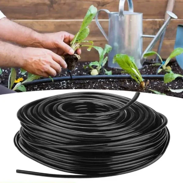 5M DIY Garden Watering Drip Irrigation Hose System Distribution Tubing Watering Line Garden Drip Irrigation Hose for Watering - Image 3