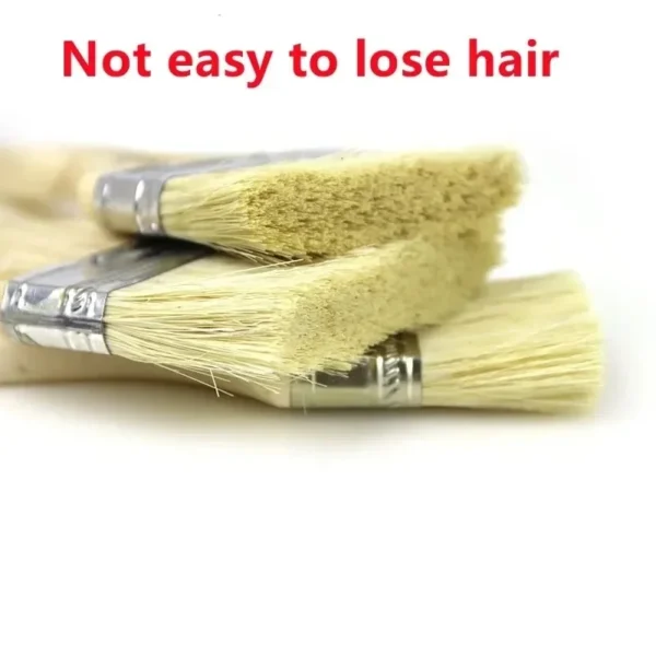 5pcs Paint Brush Wooden Handle BBQ Brush 1/2/4/5/6 Inch Soft Hair Painting Brushes for Wall and Furniture Paint Tool Set - Image 6