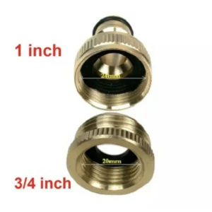 Pressure Washer Hose Adaptor Brass Hose Tap Connector 3/4'' 1/2'' THREADED GARDEN WATER PIPE ADAPTER FITTING Watering Equipment
