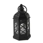 Retro Desktop LED Lamp, Creative Hexagonal Wind Lamp, Portable Candle & Horse Lamp, Atmosphere Decoration Gift - Image 6