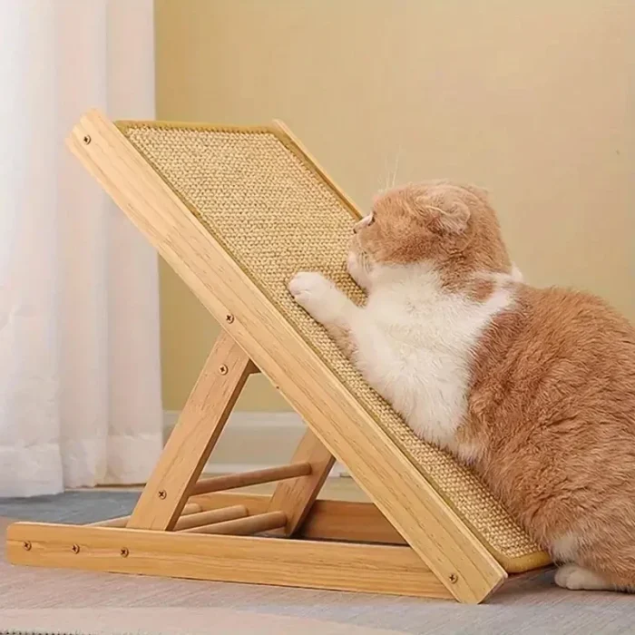 kf-S5a68b68e493b4c0aa32bedee7c1991daC Natural Sisal Cat Scratcher Mat Cat Scratch Mats Horizontal Cat Floor Scratching Pad Rug Protect Couch and Carpets - Image 3