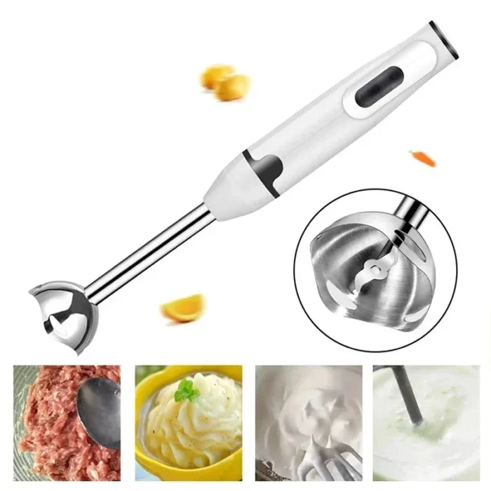kf-S5bffe66f22ac4d0aa60ace728d77f2d7w Immersion Hand Stick Blender Electric Food Vegetable Grinder Handheld Stick Mixer for Smoothies Sauces Baby Food Soups - Image 2