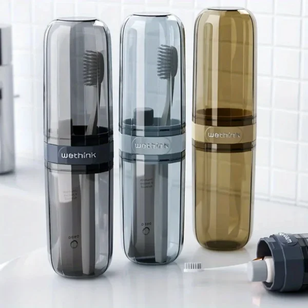1PC Toothbrush Travel Containers Transparent Portable Toothbrush Case Outdoor/business Trip/travel Acessories - Image 5