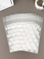 Clear Opp Gift Packaging Bag With Star & Circle Print - A Convenient Way to Store and Display Your Accessories - Image 2