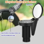 Bicycle 1PC/1Pair Rear View Convex Mirror Handlebar Drop Bar Mount Acrylic Lens Back Sight Reflector Light Weight