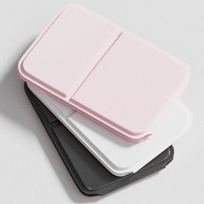 kf-S6177b767aed34b1aa6fab7f0e07f279fT Portable Handheld Mini Makeup Mirror, Dormitory Tabletop And Office Use, Adjustable And Portable Folding Mirror - Image 4