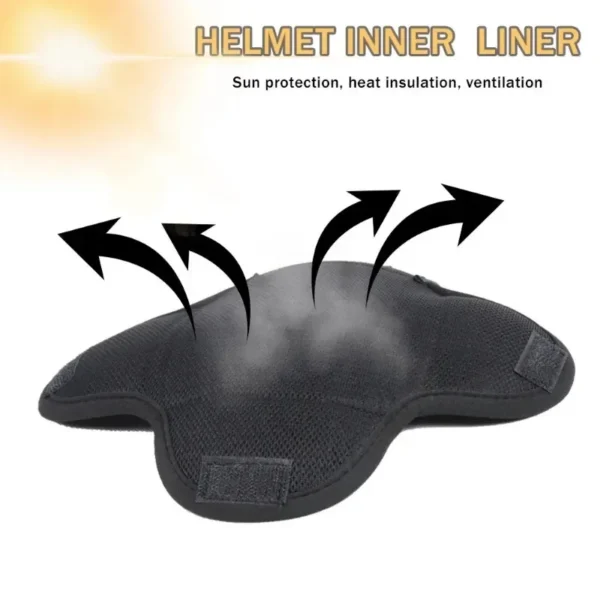 Breathable Motorcycle Helmet Insert Liner Cap Cushion Pad Quick-drying Sweat Wicking Helmet Insulation Lining Pad - Image 3