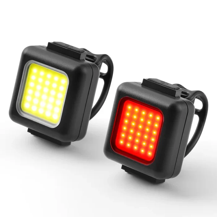 kf-S662cdc5ff0d045b386fe8d553dbc9e345 2 PCs Mini Mountain Bike Light Multifunctional Strong Light Bicycle Front Light Outdoor Backpack Buckle Light Bicycle Flashlight - Image 4