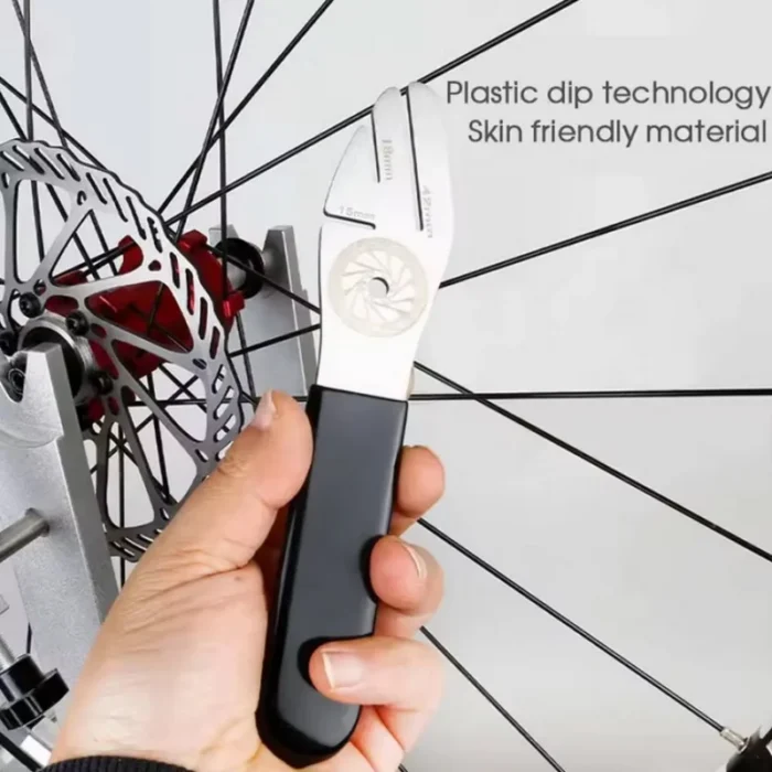 kf-S67ee403968cf43cf8438e1b51d7984b0G Bicycle Tool Disc Brake Rotor Alignment Truing Tools MTB Flattening Correction Wrench Stainless Steel Bike Repair Tool - Image 2