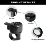 Bicycle Bell Alloy Mountain Road Bike Horn Sound Alarm For Safety Cycling Handlebar Bicycle Call Accessories - Image 5
