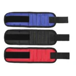 Magnetic Wristband Tool Holder for Screws, Nails & Drilling Bits – Strong 5 Rows of Magnets for DIY & Workshop Use - Image 2