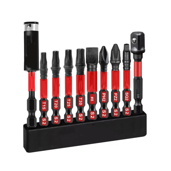 Mixed 2Inches Impact X50 Power Driver bit set ,S2 Alloy Steel Bit with Storage Organizer - Image 2