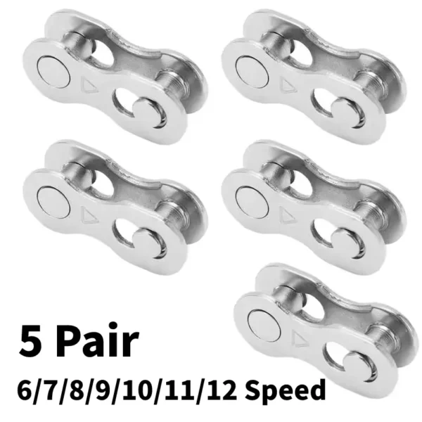 5pair 1/6/7/8/9/10/11/12 Speed Bicycle Chain Connector Lock Quick Link Road Bike Buckle Joint Buckle Master Cycling Parts - Image 7