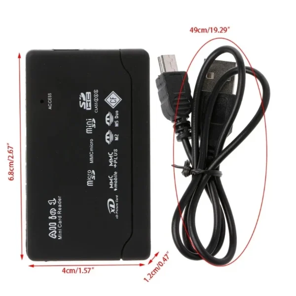 For 21Kinds Of Memory Card Reader For USB External Mini Read And For Write Flash Memory Card Dropshipping - Image 6