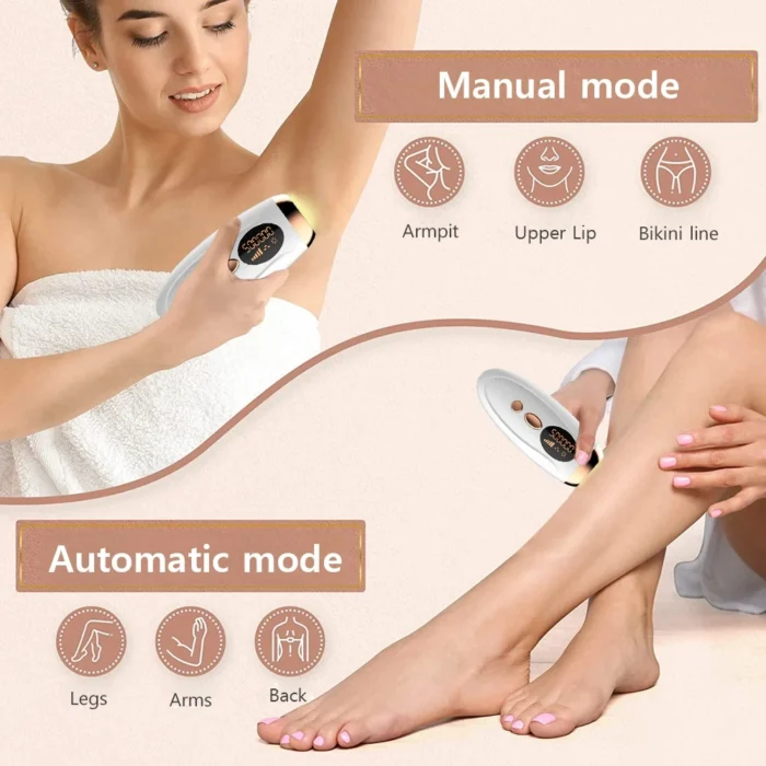 kf-S6d4bbecae3644b0c913e0a124ab411d0c Laser Epilator IPL Hair Removal For Women Body Bikini Facial 990000 Flashes Permanant Painless IPL Hair Remover Laser Epilator - Image 5