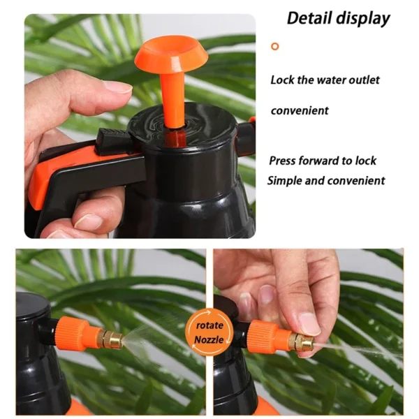 Thickened High-Pressure Garden Watering Can Watering Spray Disinfection Pneumatic Watering Can - Image 5