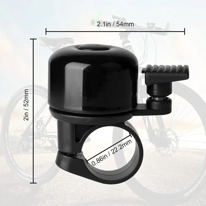 kf-S70cbae0f74b345c2b7340c07fc6e683bR Bicycle Bell Alloy Mountain Road Bike Horn Sound Alarm For Safety Cycling Handlebar Bicycle Call Accessories - Image 1