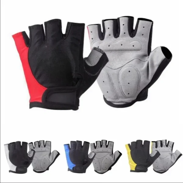 Half Finger Cycling Gloves Men Women Anti Slip Shock Breathable Summer Bicycle Gloves Fingerless Sports Gym Training Bike Gloves - Image 7