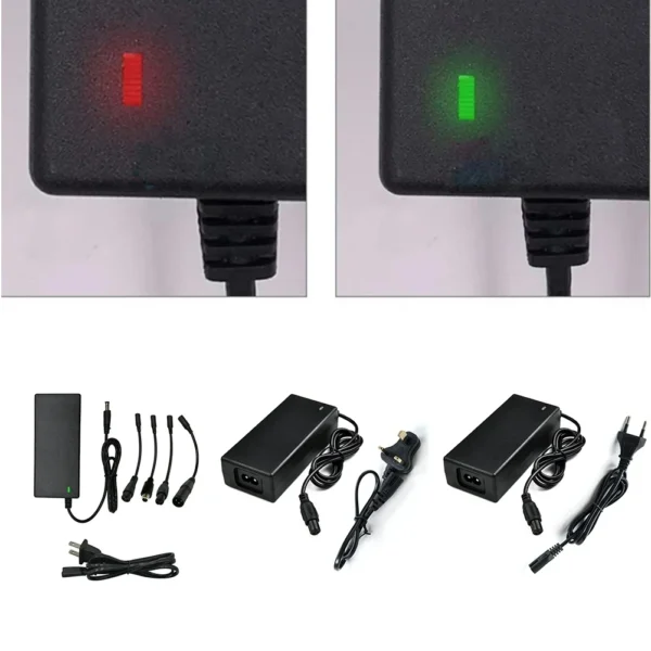 Brand New Power Adapter AC 100-240V Black DC 42V 2A Electric Scooter Accessories US/ EU/ UK Plug For 24-36v Lithium Battery - Image 6