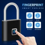 Keyless USB Charging Fingerprint Lock Smart Padlock Waterproof Door Lock 0.2sec Unlock Portable Anti-theft Padlock Zinc - Image 4