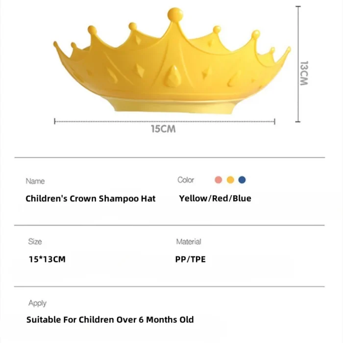 Shampoo God Eye and Ear Protection Silicone Shampoo Hat Baby and Child Waterproof Shower Shampoo Hat - Image 5