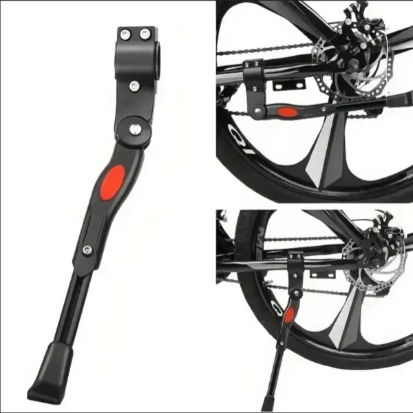 Aluminum Alloy Kickstand, Bicycle Rear Bracket Adjustable Length, MTB 26 Inch Bicycle Side Support - Image 5