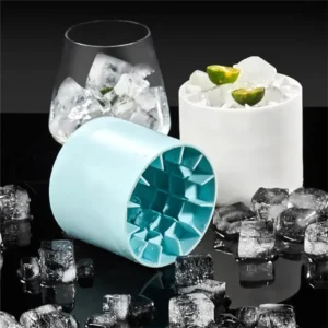 Silicone Ice Cube Mold Round Ice Bucket Summer Homemade DIY Refrigerator Freeze Ice Maker Creative Ice Cube Mold Barware Tools