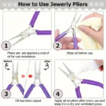 5-inch professional round concave pliers, used for jewelry making mini precision wire loop tools, ideal DIY manual tools - Image 4