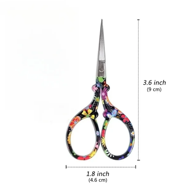1PC Sharp Embroidery Scissors Sewing scissors with Leather Scissors Cover for Needlework Craft Sewing Handicraft DIY Tool - Image 5